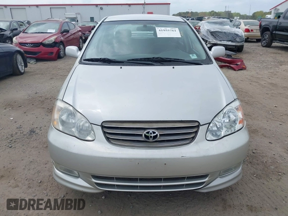 2003 Toyota Corolla CE with VIN 1NXBR32E63Z159400, listed as a IAAI auction lot 41955761 with 258,119 mi miles and . Bid and sale history available at DreamBid. Image 12.