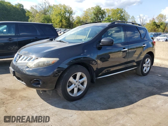 2009 Nissan Murano LE with VIN JN8AZ18W19W212073, listed as a Copart auction lot 71870004 with 135,845 mi miles and Clean Title. Bid and sale history available at carsss.com. Image 1.