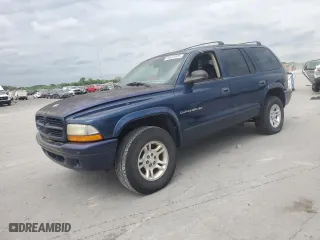 2001 Dodge Durango with VIN 1B4HS28N21F644345, listed as a Copart auction lot 54631835 with 0 mi miles and Clean Title. Bid and sale history available at carsss.com. Image 1.