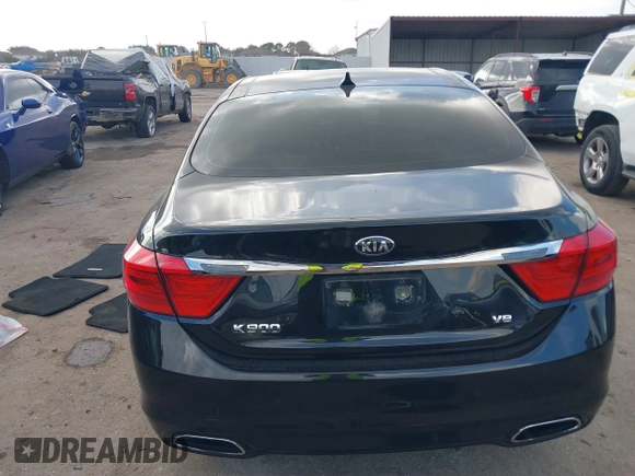2015 Kia K900 Luxury with VIN KNALW4D46F6021230, listed as a IAAI auction lot 41505617 with 87,784 mi miles. Bid and sale history available at carsss.com. Image 16.