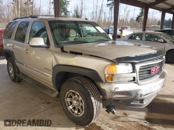 2005 GMC Yukon SLT with VIN 1GKEK13Z95R105420, listed as a IAAI auction lot 41680727 with 230,705 mi miles. Bid and sale history available at carsss.com. Image 1.