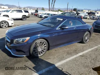2017 Mercedes-Benz S 550 with VIN WDDXK8CB6HA024397, listed as a Copart auction lot 87514885 with 15,311 mi miles and Salvage Title. Bid and sale history available at DreamBid. Image 1.