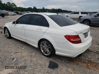 2014 Mercedes-Benz C 250 Sport with VIN WDDGF4HB4ER307402, listed as a Copart auction lot 60545145 with 131,283 mi miles and Salvage title. Bid and sale history available at DreamBid. Image 2.