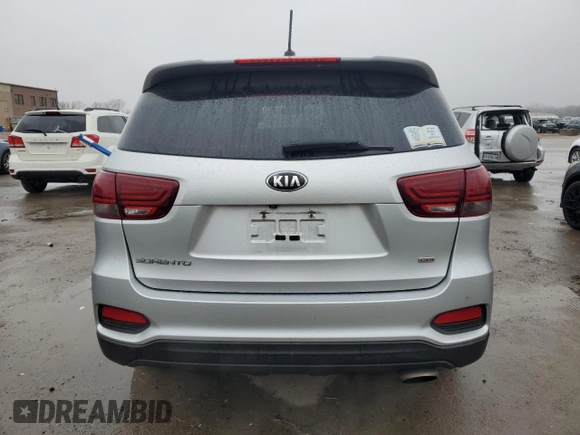 2019 Kia Sorento L with VIN 5XYPG4A39KG518499, listed as a Copart auction lot 85706454 with 85,579 mi miles and Salvage Title. Bid and sale history available at DreamBid. Image 6.