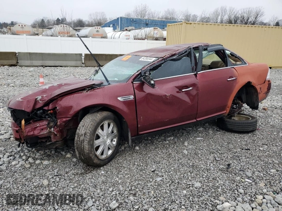 2008 Ford Taurus Limited with VIN 1FAHP25W48G181538, listed as a Copart auction lot 84395344 with Not Provided miles and Salvage Title. Bid and sale history available at carsss.com. Image 1.