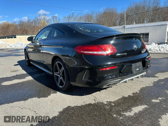 2018 Mercedes-Benz C 43 AMG with VIN WDDWJ6EB7JF625181, listed as a Copart auction lot 45785305 with 163,082 mi miles and Clean Title. Bid and sale history available at DreamBid. Image 2.