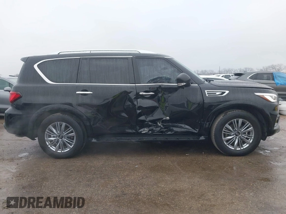 2021 Infiniti QX80 PREMIUM SELECT with VIN JN8AZ2AF3M9719743, listed as a IAAI auction lot 41534424 with 103,665 mi miles. Bid and sale history available at carsss.com. Image 13.