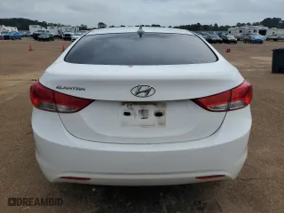 2012 Hyundai Elantra GLS PZEV with VIN 5NPDH4AE3CH142605, listed as a Copart auction lot 52125445 with 134,487 mi miles and Clean Title. Bid and sale history available at carsss.com. Image 6.