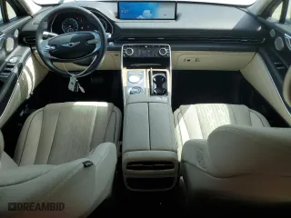 2022 Genesis GV80 with VIN KMUHBDSBXNU099121, listed as a Copart auction lot 64289034 with 28,009 mi miles and Salvage Title. Bid and sale history available at carsss.com. Image 8.