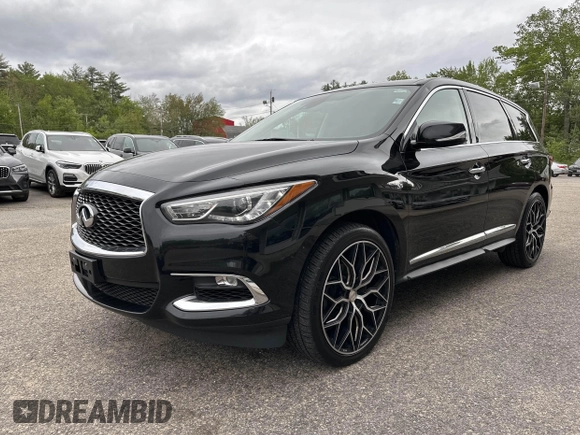2020 Infiniti QX60 Luxe with VIN 5N1DL0MM1LC529252, listed as a IAAI auction lot 42315801 with 183,499 mi miles and . Bid and sale history available at DreamBid. Image 2.
