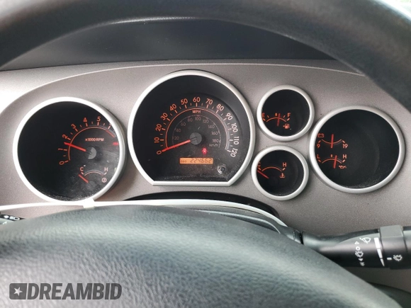 2012 Toyota Tundra with VIN 5TFDW5F1XCX264609, listed as a Copart auction lot 55804585 with 224,662 mi miles and Salvage title. Bid and sale history available at DreamBid. Image 9.