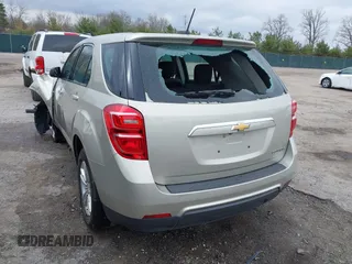 2016 Chevrolet Equinox LS with VIN 2GNALBEK4G1189257, listed as a IAAI auction lot 41957683 with 77,505 mi miles and . Bid and sale history available at carsss.com. Image 3.