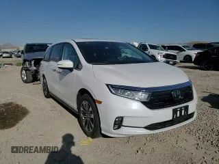 2024 Honda Odyssey EX-L с VIN 5FNRL6H65RB049073, выставлен на аукционе Copart как лот 54200195 с пробегом 8 080 миль миль и Списание • Salvage title. История ставок и продаж доступна на DreamBid. Изображение 14.