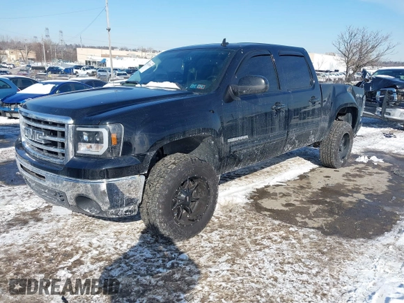 2013 GMC Sierra 1500 SLT with VIN 3GTP2WE79DG377543, listed as a IAAI auction lot 41407899 with 101,827 mi miles and . Bid and sale history available at DreamBid. Image 2.