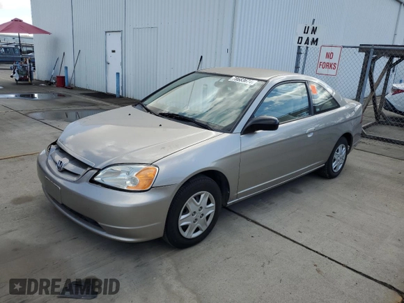 2003 Honda Civic LX with VIN 1HGEM21583L021408, listed as a Copart auction lot 78683674 with 116,930 mi miles and Salvage Title. Bid and sale history available at DreamBid. Image 1.