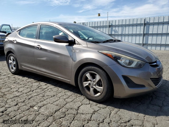 2015 Hyundai Elantra Limited with VIN 5NPDH4AE0FH644458, listed as a Copart auction lot 50271545 with 114,160 mi miles and Salvage Title. Bid and sale history available at carsss.com. Image 4.
