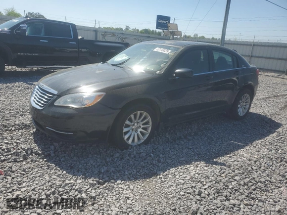 2014 Chrysler 200 LX with VIN 1C3CCBAB5EN209586, listed as a Copart auction lot 52146335 with 203,829 mi miles and Salvage Title. Bid and sale history available at carsss.com. Image 1.