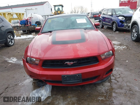 2011 Ford Mustang V6 with VIN 1ZVBP8AM0B5124826, listed as a IAAI auction lot 41639926 with 211,934 mi miles and . Bid and sale history available at carsss.com. Image 12.