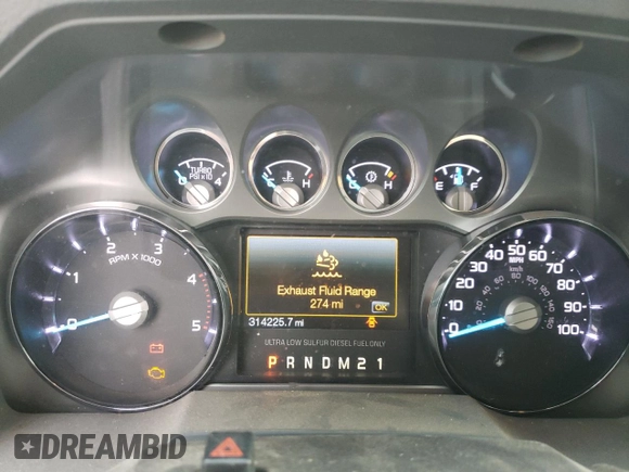 2013 Ford F-350 Platinum with VIN 1FT8W3BT2DEB34561, listed as a Copart auction lot 47448905 with 314,225 mi miles and Salvage title. Bid and sale history available at DreamBid. Image 9.