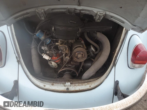 1969 Volkswagen Beetle with VIN 119416435, listed as a Copart auction lot 45422265 with 62,550 mi miles and Salvage Title. Bid and sale history available at DreamBid. Image 11.