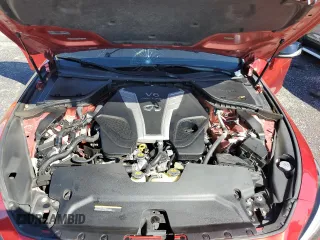 2018 Infiniti Q50 RED SPORT 400 with VIN JN1FV7ARXJM481308, listed as a Copart auction lot 65023704 with 96,204 mi miles and Salvage Title. Bid and sale history available at carsss.com. Image 11.
