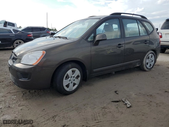 2009 Kia Rondo LX Base with VIN KNAFG528397257483, listed as a Copart auction lot 73800174 with 0 mi miles and Salvage Title. Bid and sale history available at carsss.com. Image 1.