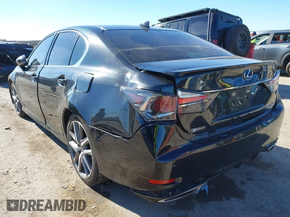 2016 Lexus GS 350 with VIN JTHBZ1BL9GA003381, listed as a IAAI auction lot 41151533 with 135,535 mi miles. Bid and sale history available at carsss.com. Image 3.
