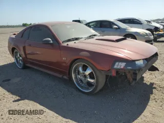 2002 Ford Mustang GT Deluxe with VIN 1FAFP42XX2F147813, listed as a Copart auction lot 51479485 with Not provided miles and Salvage title. Bid and sale history available at DreamBid. Image 4.