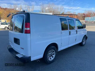 2013 GMC Savana Cargo Van with VIN 1GTS8AF44D1151490, listed as a Copart auction lot 79363094 with 93,210 mi miles and Clean Title. Bid and sale history available at carsss.com. Image 4.
