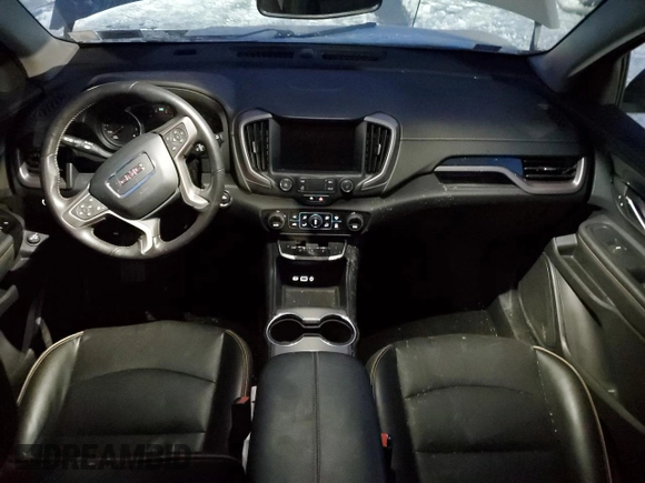 2022 GMC Terrain AT4 with VIN 3GKALYEV1NL309263, listed as a Copart auction lot 46481495 with 36,597 mi miles and Salvage Title. Bid and sale history available at DreamBid. Image 8.