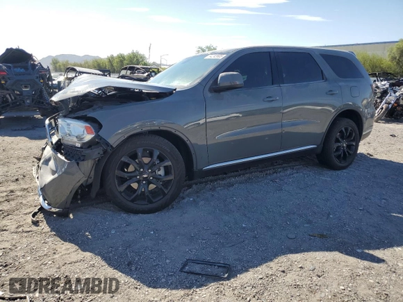 2020 Dodge Durango SXT with VIN 1C4RDHAG7LC376767, listed as a Copart auction lot 64243685 with 47,836 mi miles and Salvage title. Bid and sale history available at DreamBid. Image 1.