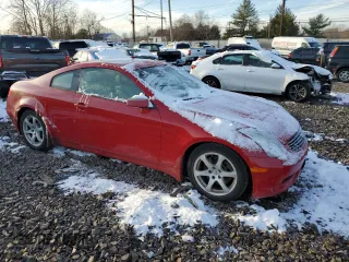 2005 Infiniti G35 Coupe with VIN JNKCV54E35M409366, listed as a Copart auction lot 84870134 with 100,828 mi miles and Salvage Title. Bid and sale history available at carsss.com. Image 4.