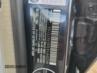 2014 Mercedes-Benz E 350 Sport with VIN WDDHF5KBXEA872156, listed as a Copart auction lot 60892695 with 166,555 mi miles and Salvage title. Bid and sale history available at DreamBid. Image 12.