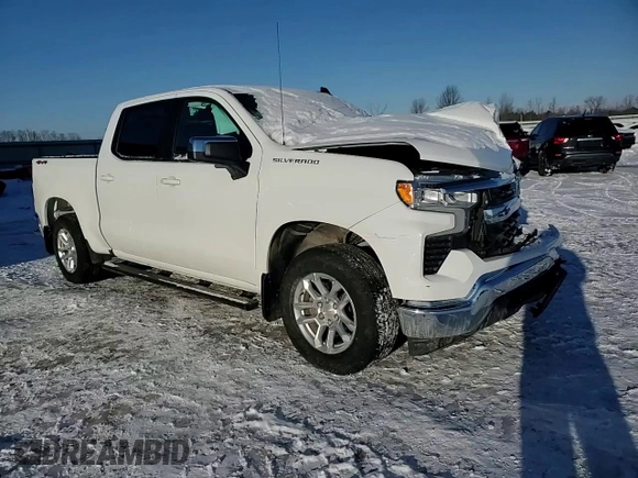 2023 Chevrolet Silverado 1500 LT with VIN 3GCPDDEKXPG245270, listed as a Copart auction lot 87941555 with 15,225 mi miles and Salvage Title. Bid and sale history available at carsss.com. Image 10.