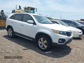 2013 Kia Sorento EX with VIN 5XYKU3A62DG375423, listed as a IAAI auction lot 42254621 with 86,404 mi miles and . Bid and sale history available at DreamBid. Image 1.