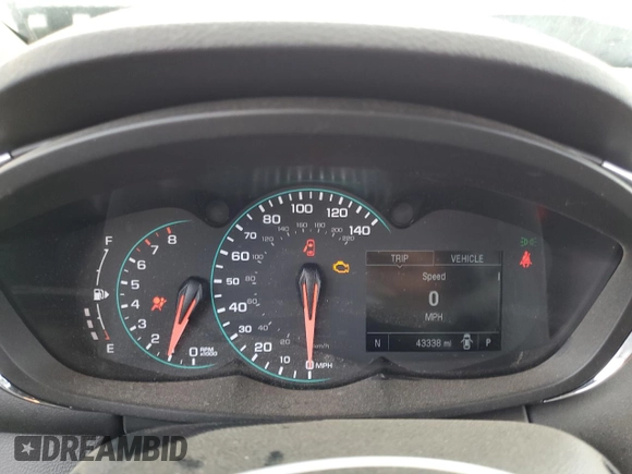 2021 Chevrolet Trax LT с VIN KL7CJLSB4MB338292, выставлен на аукционе Copart как лот 59081345 с пробегом 43 338 миль миль и На запчасти • Non repairable. История ставок и продаж доступна на DreamBid. Изображение 9.
