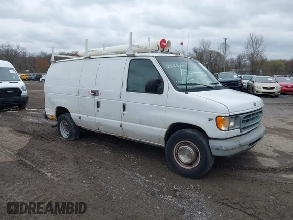 2002 Ford Econoline Cargo with VIN 1FTNE24L02HB73531, listed as a IAAI auction lot 41676620 with 125,683 mi miles and . Bid and sale history available at DreamBid. Image 1.