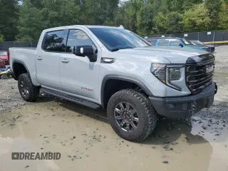 2024 GMC Sierra 1500 with VIN 3GTUUFE80RG144499, listed as a Copart auction lot 68990784 with 16,197 mi miles and Salvage Title. Bid and sale history available at DreamBid. Image 4.