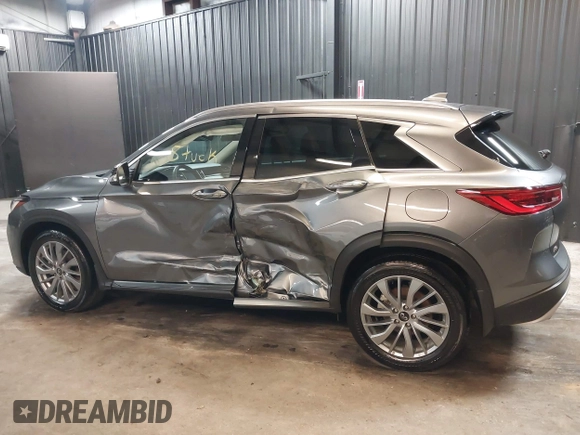 2024 Infiniti QX50 Luxe with VIN 3PCAJ5BB9RF109777, listed as a IAAI auction lot 42548162 with 16,661 mi miles and . Bid and sale history available at DreamBid. Image 14.