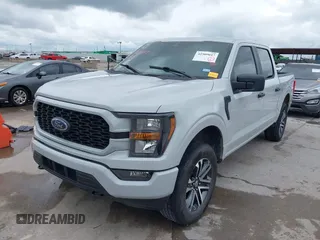 2023 Ford F-150 XL with VIN 1FTEW1EP7PKF17214, listed as a IAAI auction lot 41909017 with 1 mi miles. Bid and sale history available at carsss.com. Image 2.