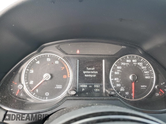 2015 Audi Q5 Premium Plus with VIN WA1LFAFP4FA082124, listed as a Copart auction lot 56188245 with 140,464 mi miles and Salvage title. Bid and sale history available at DreamBid. Image 9.