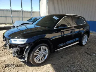 2018 Audi Q5 Premium Plus with VIN WA1BNAFYXJ2017935, listed as a Copart auction lot 56628695 with 113,328 mi miles and Clean title. Bid and sale history available at DreamBid. Image 1.