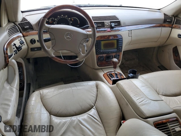 2006 Mercedes-Benz S 500 с VIN WDBNG84J26A483978, выставлен на аукционе Copart как лот 57902625 с пробегом 172 649 миль миль и Чистый • Clean title. История ставок и продаж доступна на DreamBid. Изображение 8.