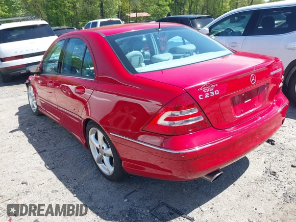 2005 Mercedes-Benz C 230 Kompressor z VIN WDBRF40J55F678252, wystawiony jako IAAI lot #42028395 z przebiegiem 208 901 mil mil oraz . Historia ofert i sprzedaży dostępna na DreamBid. Obrazek 3.