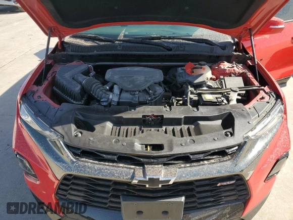 2021 Chevrolet Blazer RS с VIN 3GNKBERS8MS523082, выставлен на аукционе Copart как лот 49417815 с пробегом 46 215 миль миль и Чистый • Clean title. История ставок и продаж доступна на DreamBid. Изображение 13.