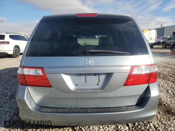 2007 Honda Odyssey EX-L with VIN 5FNRL38647B023186, listed as a Copart auction lot 87697035 with 190,884 mi miles and Salvage Title. Bid and sale history available at carsss.com. Image 6.
