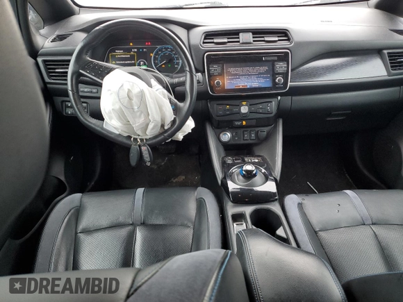 2018 Nissan LEAF S with VIN 1N4AZ1CP4JC305063, listed as a Copart auction lot 49671435 with 128,514 mi miles and Salvage Title. Bid and sale history available at DreamBid. Image 8.