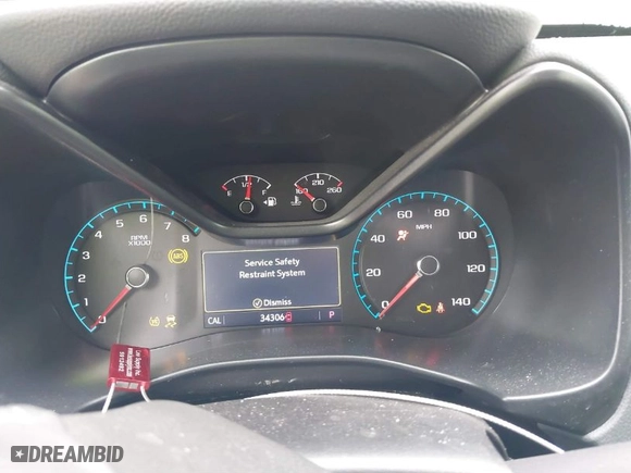 2019 Chevrolet Colorado 4WD Z71 with VIN 1GCGTDEN3K1317883, listed as a IAAI auction lot 41439010 with 34,306 mi miles. Bid and sale history available at carsss.com. Image 7.