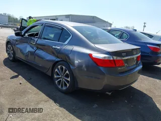 2014 Honda Accord Sedan Sport with VIN 1HGCR2F52EA026832, listed as a IAAI auction lot 41900260 with 126,858 mi miles. Bid and sale history available at carsss.com. Image 3.