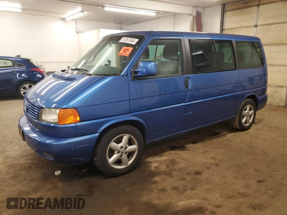 2003 Volkswagen EuroVan с VIN WV2KB47053H044308, выставлен на аукционе Copart как лот 81267494 с пробегом 174 679 миль миль и Чистый • Clean title. История ставок и продаж доступна на DreamBid. Изображение 1.